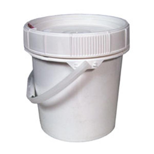 Container Pathology 1.25gal Wht PE Screwtop Ld Clsr W/ Cover/Handle 25/Ca